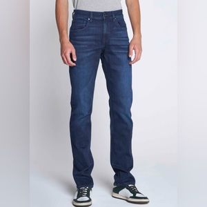 7 For All Mankind The Straight Luxe Dark-Wash Jeans NWT